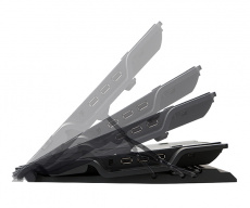 Подставка для ноутбука ZALMAN ZM-NS2000 (17", 200mm Fan, 3xUSB, black)