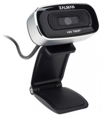 Web-камера ZALMAN ZM-PC100 (1280x720, микрофон, универсальное крепление, black-silver)