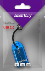Карт-ридер Smartbuy (SBR-710-B, microSDXC, blue, USB2.0)