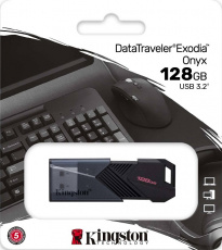 Флеш накопитель USB 3.2 128Gb Kingston DT Exodia Onyx (DTXON/128GB, black)