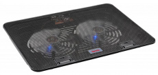 Подставка для ноутбука Buro BU-LCP156-B214H (15.6", 2x140mm Fan, USB, регулятор, black)