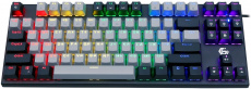 Клавиатура Gembird CHASER KB-G600 (USB, механическая, RED Switch, регулируемая подсветка, игровая, мультимедийная, 1.8m, black)