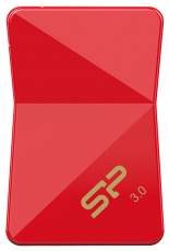 Флеш накопитель USB 3.0 32Gb Silicon Power Touch T08 (SP032GBUF3J08V1R, pink)