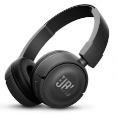 Гарнитура JBL T450BT (накладная закрытая, беспроводная, Bluetooth 4.0, с микрофоном, до 11 часов работы от батареи, black)