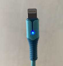 Кабель USB 2.0 Am - Lightning 1.0m (blue)