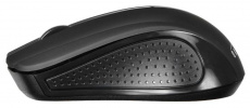 Мышь беспроводная Oklick 485MW+ (optical, 1200dpi, 2xAAA, soft-touch, black)