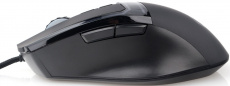 Мышь Gembird MG-590 (USB, optical, 6400dpi, игровая, RGB подсветка, 1.8m, black)