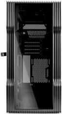 Корпус 1STPLAYER TRILOBITE T3-G (T3-G-BK-4F1, без БП, mATX, USB3.0, black)