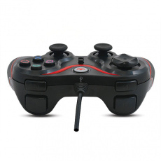 Геймпад Crown CMG-706 (PC/PS3, вибрация, black-red)