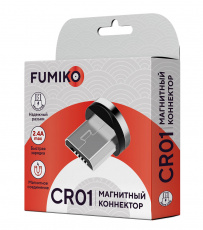 Адаптер microUSB для магнитного кабеля CR01 (FCR01-01, 2.4A max) FUMIKO