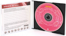 Диск DVD+R Mirex (8.5Gb, Dual Layer, 8x, 1шт., Slim Case)