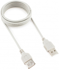 Кабель USB 2.0 Am - Af удлинительный 1.8m (CC-USB2-AMAF-6-N, медь, grey) Cablexpert