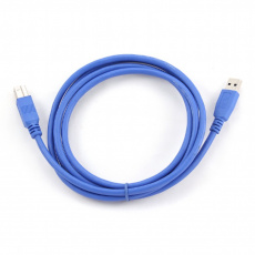 Кабель USB 3.0 Am - Bm 1.8m (CCP-USB3-AMBM-6, экранированный, blue) Cablexpert