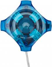 USB 2.0 HUB Gembird UHB-C224 (4 порта, 0.8m, blue)