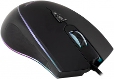 Мышь Acer OMW131 (USB, optical, 6400dpi, игровая, RGB подсветка, soft-touch, 1.5m, black)