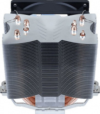 Вентилятор AeroCool Verkho 4 Lite (1150/1151/1155/1156/1200/2011/2066/1366/775/AM2/AM3/AM4/FM1/FM2, 90mm, Al, Hydro, 1000-2000rpm, 10-27dBa, 4 тепловые трубки 6mm, DTH, 4pin, blue LED, 125W) RTL