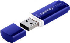 Флеш накопитель USB 3.1 256Gb Smartbuy Crown (SB256GBCRW-B, 75/25MB/s, blue)