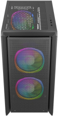 Корпус Powercase Alisio Micro Z3B ARGB (CAMZB-A3) (без БП, mATX, USB3.0, 3x ARGB Fan, black)