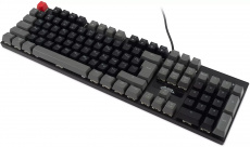 Клавиатура Merlion GMNG GG-KB760X (USB, механическая, RED Switch, регулируемая подсветка, игровая, мультимедийная, Anti-Ghosting, 1.8m, black)