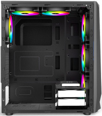 Корпус ALSEYE Reactor (без БП, ATX, USB3.0, без вентиляторов, black)