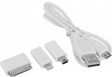 Внешний аккумулятор Defender ExtraLife Discovery (литий-ионный, 10400mAh, 2*USB - 1A+2.1A, вход 1A, кабель 0.7m - microUSB/miniUSB/Samsung/Apple, black-blue)