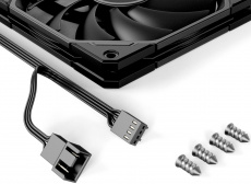 Вентилятор ID-Cooling TF-12015-K (120x120x15mm, Hydro, 500-2200rpm, <32dBa, 4pin, PWM, black) RTL