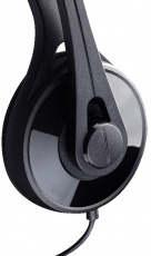 Наушники Edifier K550 (накладные открытые, для мобильных устройств, с микрофоном, регулятор, 2m, black)