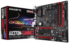 Материнская плата Gigabyte GA-AX370M-GAMING 3 (AM4, mATX) RTL