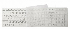 Клавиатура Oklick 556S (USB, защитная плёнка, white)