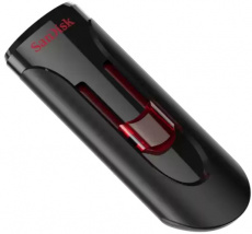Флеш накопитель USB 3.0 32Gb SanDisk Cruzer Glide (SDCZ600-032G-G35, black-red)