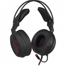 Наушники Redragon DELIRIUM (полноразмерные закрытые, c микрофоном, игровые, 2m, black)