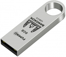Флеш накопитель USB 2.0 8Gb FUMIKO BANGKOK (FBK-02, silver)