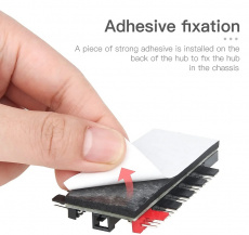Разветвитель питания SATA -> 10 x Fan 3 pin (f) (PWM, SATA)