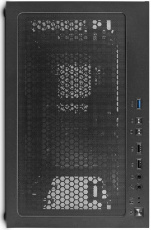 Корпус 1STPLAYER FIREBASE X3-M (без БП, mATX, USB3.0, 4x rainbow LED Fan, black)