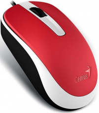 Мышь Genius DX-120 (USB, optical, 1000dpi, 1.5m, red)