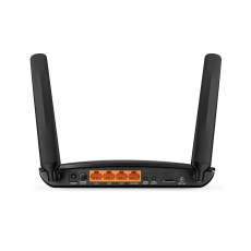 Роутер TP-LINK TL-MR6400 (300Mbps, 2.4GHz, 4 ports, 100Mbps, 2 внешние съёмные антенны, 4G LTE, Micro SIM, black)