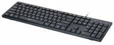Клавиатура Oklick 520M2U (USB, мультимедийная, 2xUSB порта, black)