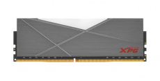 Память DDR4 16Gb PC25600, 3200MHz, ADATA Spectrix D50 RGB (AX4U320016G16A-ST50, 1.35V, RGB LED, tungsten grey)