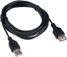 Кабель USB 2.0 Am - Af удлинительный 4.5m (GCC-USB2-AMAF-4.5M, black) Гарнизон