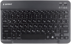 Клавиатура беспроводная Gembird KBW-4N (Bluetooth5.0 / USB Type-C, аккумулятор 450mAh, регулируемая RGB подсветка, ножничная, мультимедийная, black)