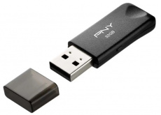 Флеш накопитель USB 2.0 32Gb PNY (FD32GATTCKTRK-EF, black)