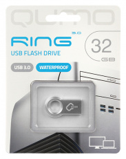 Флеш накопитель USB 3.0 32Gb QUMO Ring (QM32GUD3-Ring, silver)