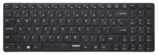Клавиатура беспроводная Rapoo E9100P (ультратонкая, мультимедийная, с основой из нержавеющей стали, black)