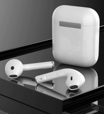 Гарнитура FUMIKO BE02 (FBE02-01, вкладыши, беспроводная, Bluetooth 5.0, с микрофоном, до 3 часов работы от батареи, white)