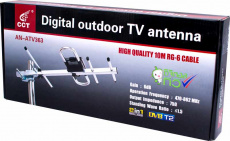 Антенна телевизионная AN-ATV363 (DVB-T/DVB-T2, 6dB, уличная, пассивная)