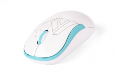 Мышь беспроводная A4Tech G3-300N (optical, 1000dpi, AA, white-blue)